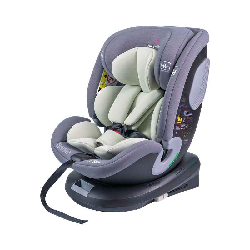 ISOFIX + teaghrán barr 360 Rothlú ar Chúl/Ar Aghaidh Aghaidh I-Méid Suíochán Gluaisteán Linbh 40-150cm