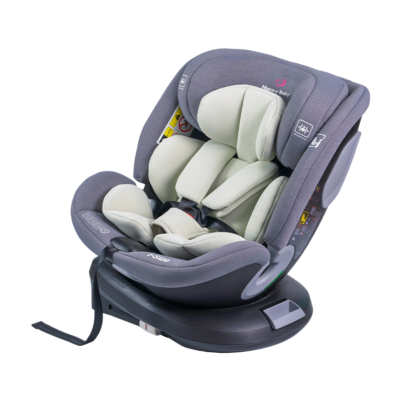 ISOFIX + teaghrán barr 360 Rothlú ar Chúl/Ar Aghaidh Aghaidh I-Méid Suíochán Gluaisteán Linbh 40-150cm