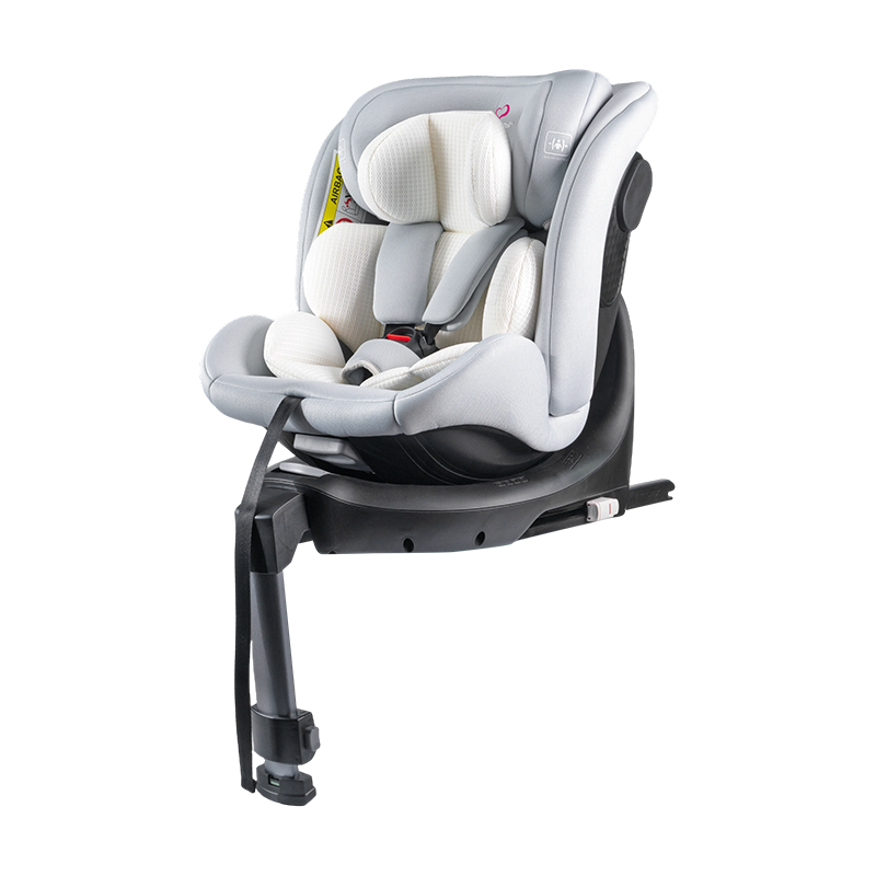 Cos tacaíochta ISOFIX + 360 Rothlú ar Chúl/Chun Chun Cinn Suíochán cairr leanbh 40-150cm