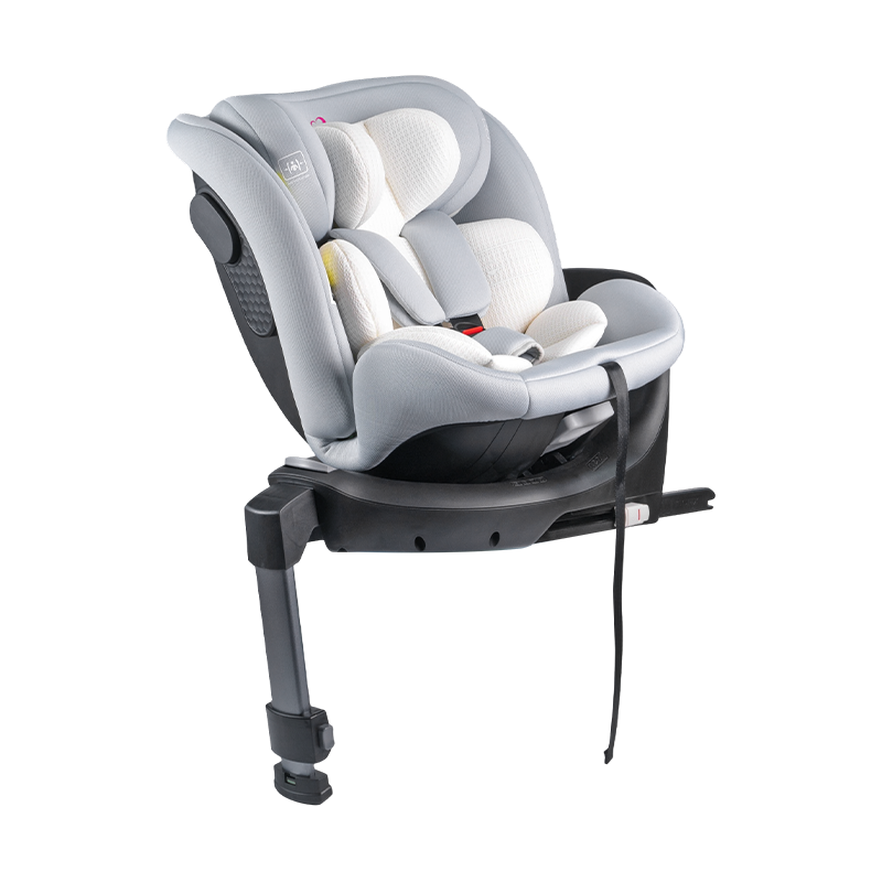 Cos tacaíochta ISOFIX + 360 Rothlú ar Chúl/Chun Chun Cinn Suíochán cairr leanbh 40-150cm