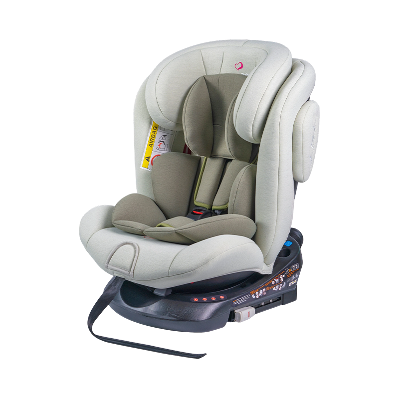 Suíochán cairr sábháilteachta rothlaithe ISOFIX 360 Grúpa 0+/1/2/3