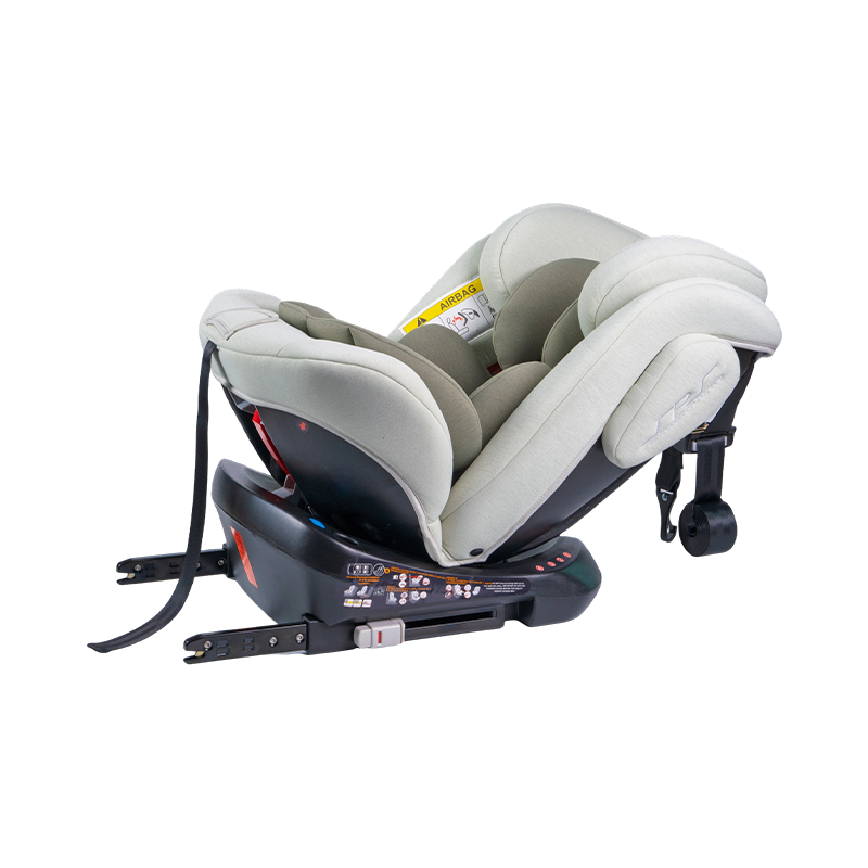 Suíochán cairr sábháilteachta rothlaithe ISOFIX 360 Grúpa 0+/1/2/3